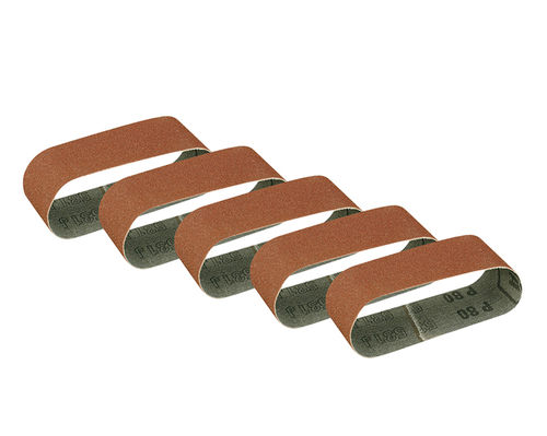 Ceinture de ponçage pour ponceuse à bande Proxxon; K80; 5 unités