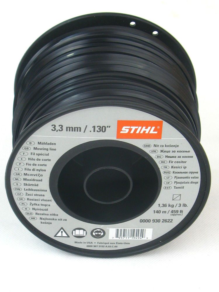 Fil de coupe Stihl; 3,3 mm x 142 m carré