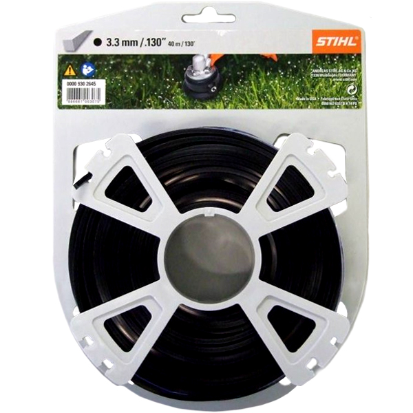 Fil de coupe Stihl; 3,3 mm x 40 m carré