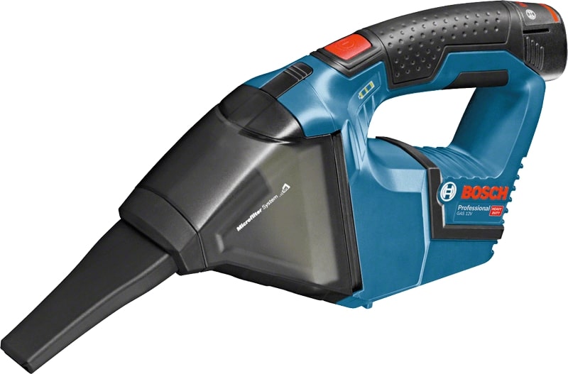 aspirateur Bosch GAS 12V; 12 V; 2x3,0 Ah accu.