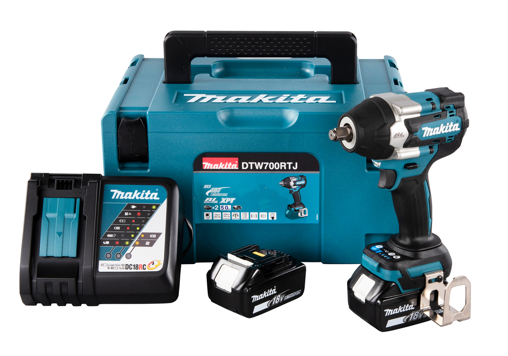 Clé à chocs Makita DTW700RTJ; 18 V; 2x5,0 Ah