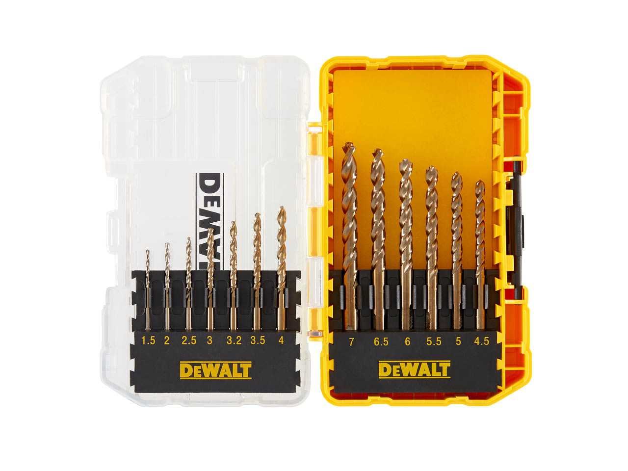 Jeu de forets en métal DeWalt Extreme DT70710-QZ; 1,5-7 mm; 13 unités