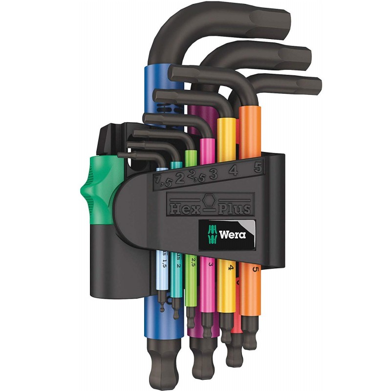 Clé hexagonale Wera 950/9 SPKS; 9 unités
