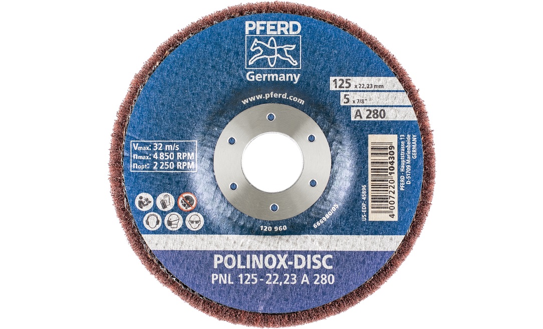 Meule-éventail Pferd PNL; 125 mm; A280