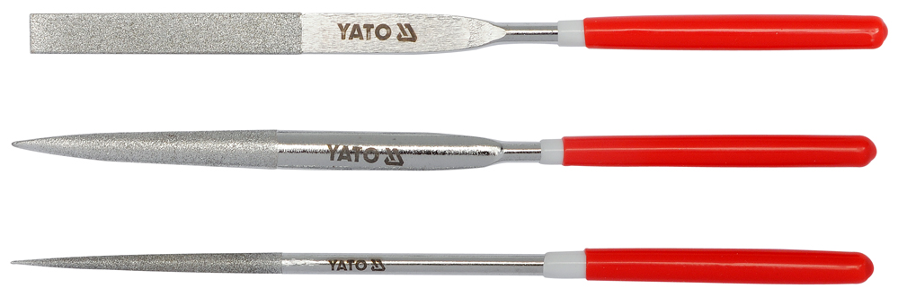 Jeu de limes à diamants Yato YT-6150; 3 unités