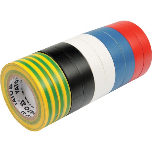 Ruban isolant Yato YT-8173; 0,13x19 mm; 20 m; 10 unités