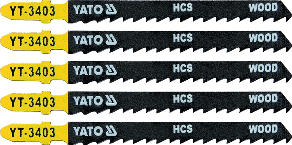 Lames pour scie sauteuse Yato YT-3403; 5 unités