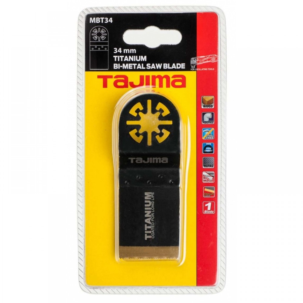 Lame de scie Tajima Titanium MBT34-1; 34 mm
