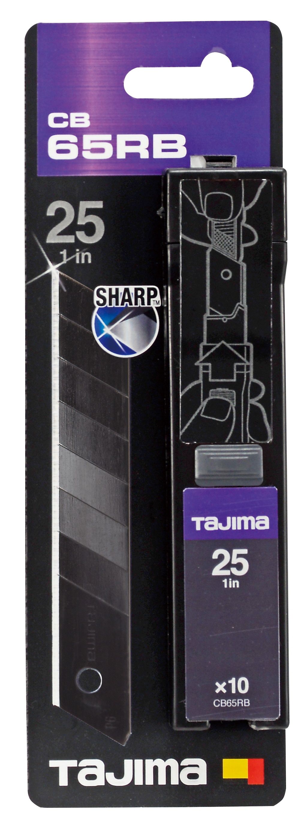 Lame Tajima CB65RB; 25 mm; 10 unités