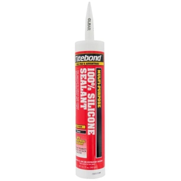 Scellant pour travaux intérieurs et extérieurs Titebond Silicone; 300 ml; blanc