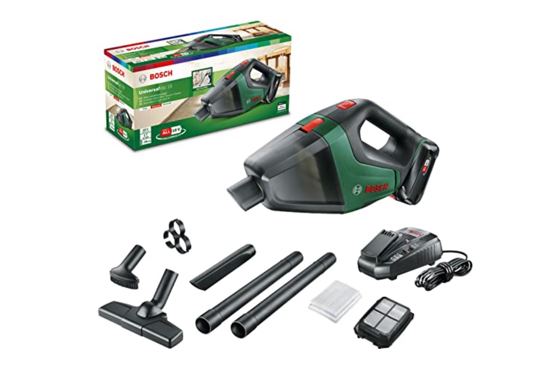 Aspirateur sans fil Bosch Universal Vac 18; 18 V; 1x2,5 Ah accu.