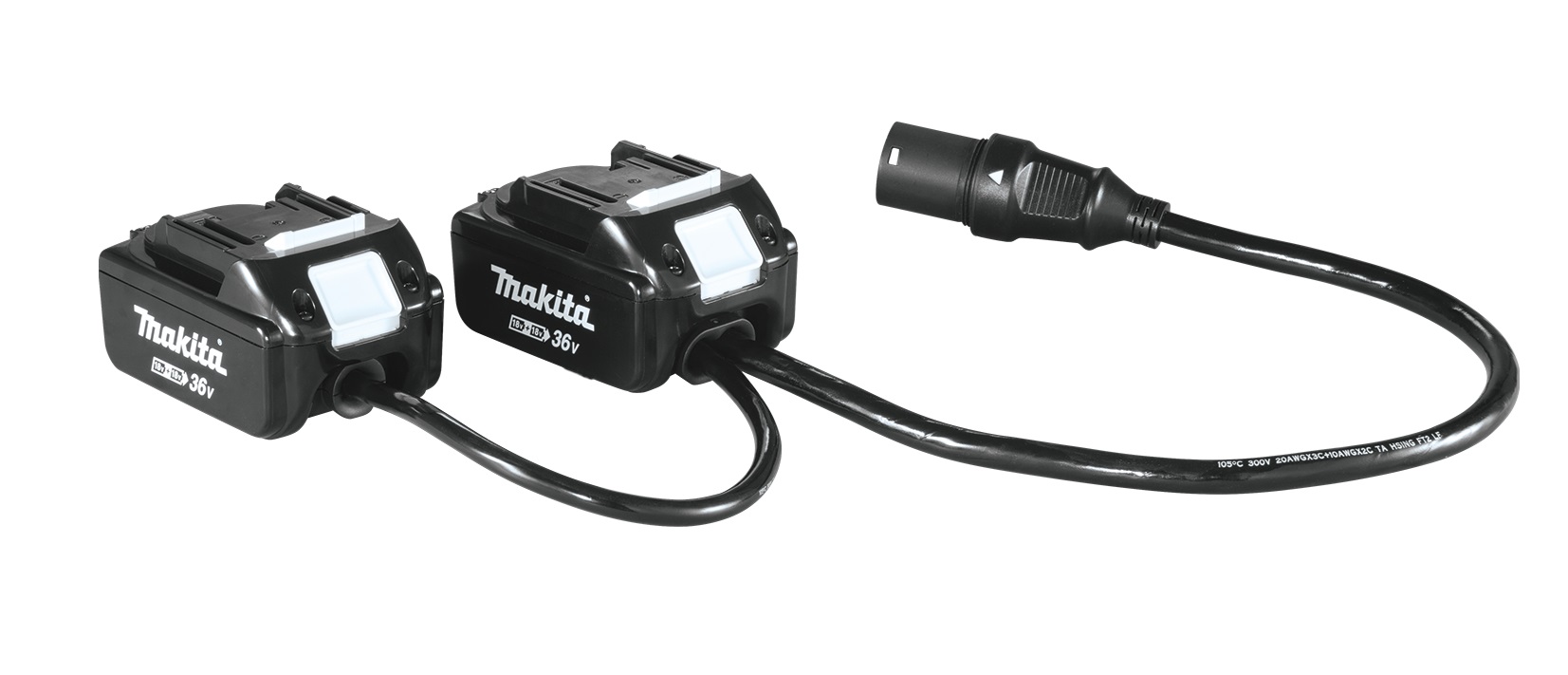 Adaptateur de batterie Makita 191J51-5; 2x18 V