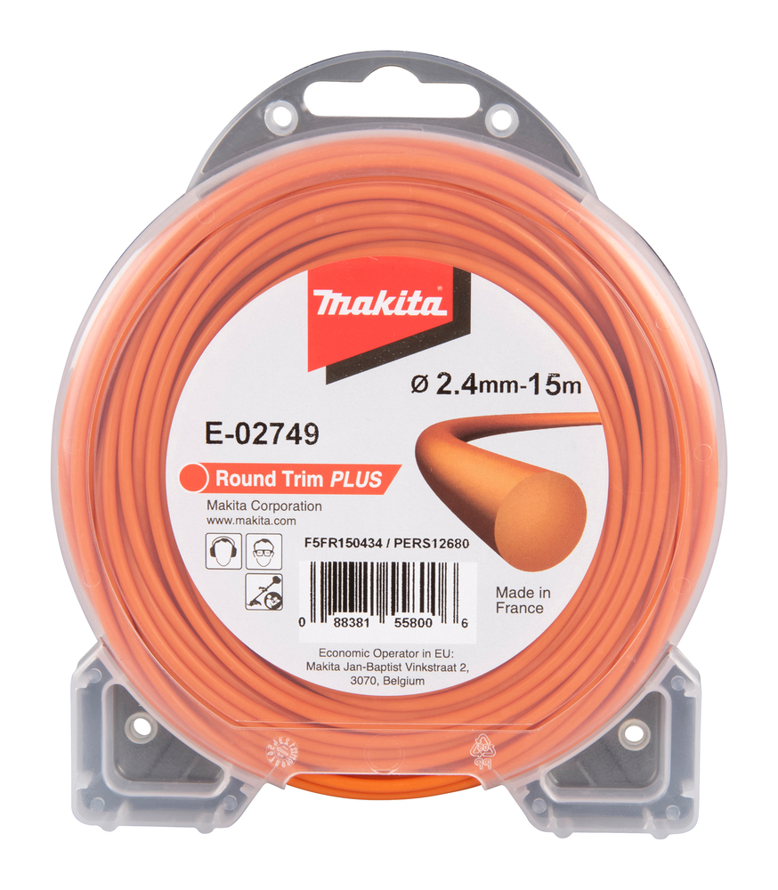 Fil de coupe Makita; 2,4 mm/15 m; circulaire