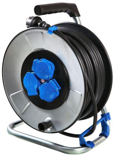 Rallonge avec bobine AS-Schwabe H07RN-F 3G2,5; 33 m