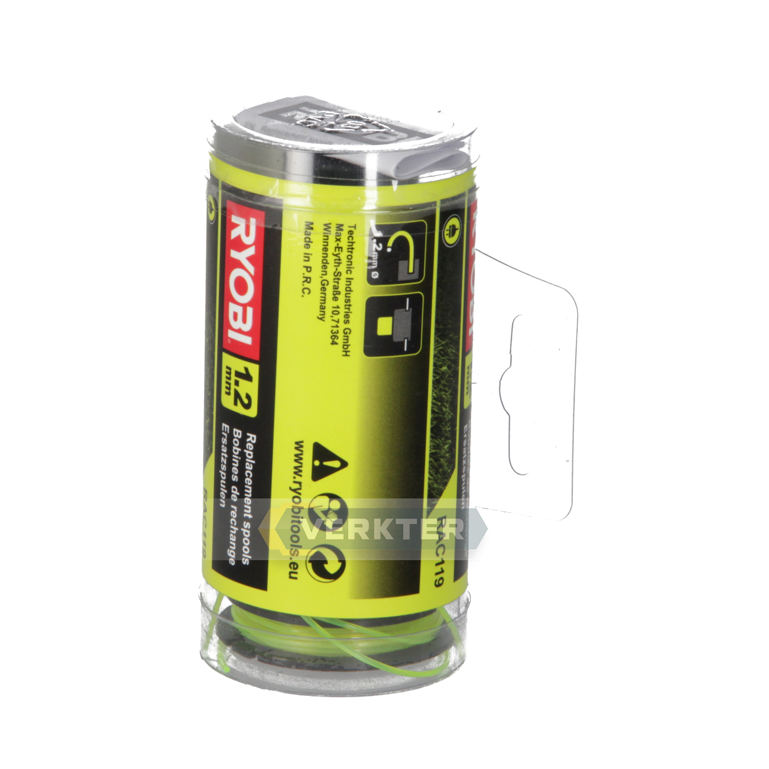 Bobine de ligne de tondeuse Ryobi RAC119; 3 unités