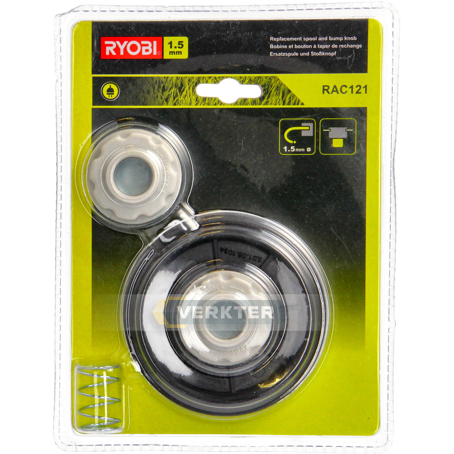 Bobine de ligne de tondeuse Ryobi RAC121