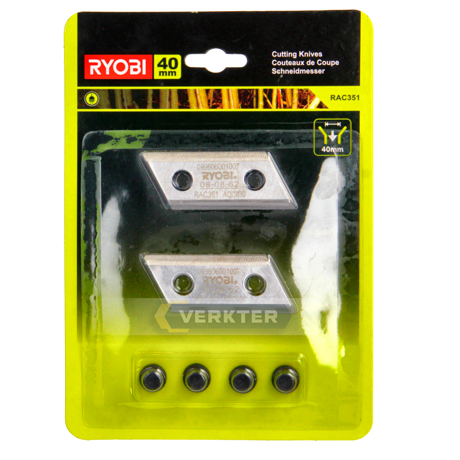 Lame de rechange Ryobi RAC351; 2 unités