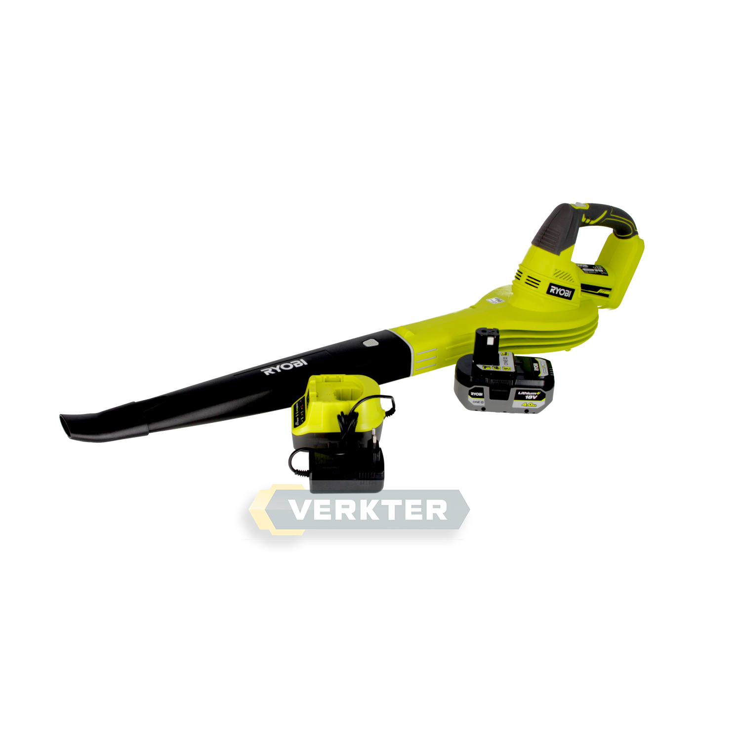 Souffleur de feuilles sans fil Ryobi RBL1820S40F; 18 V; 1x4,0 Ah accu.
