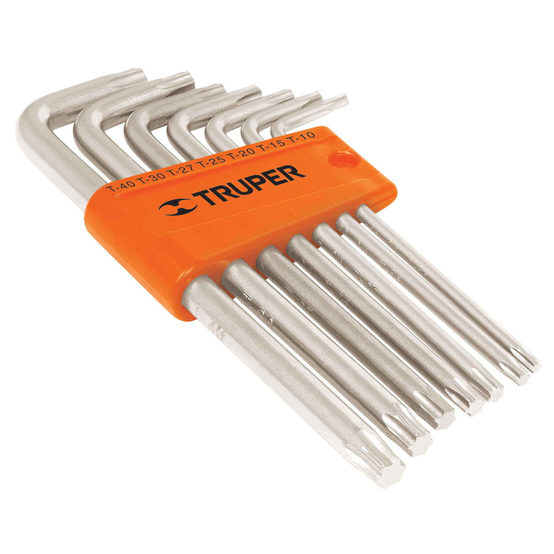 Jeu de clés Truper TORX-7L; 7 unités