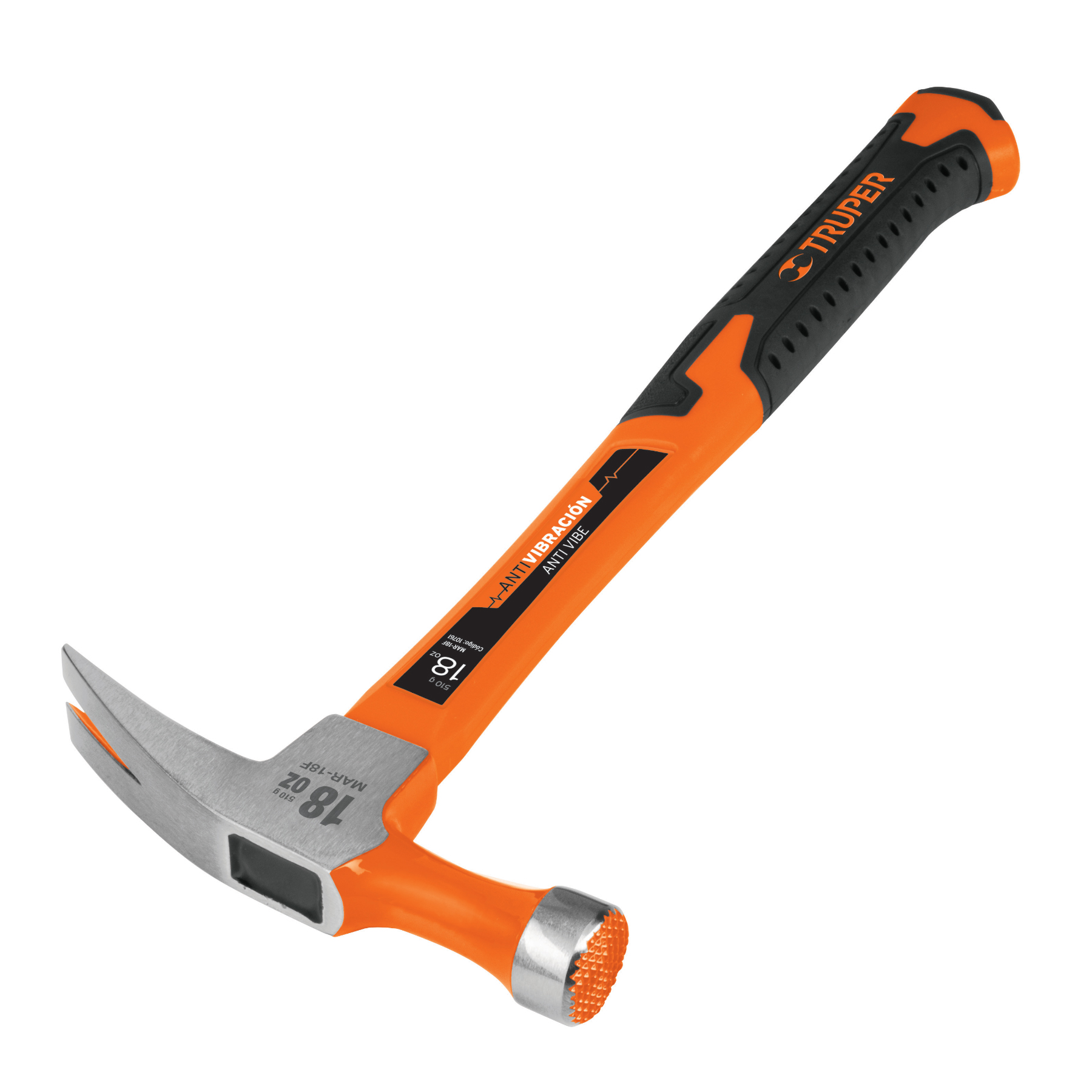 Marteau avec un clou porteur Truper MAR-18F; 510 gr