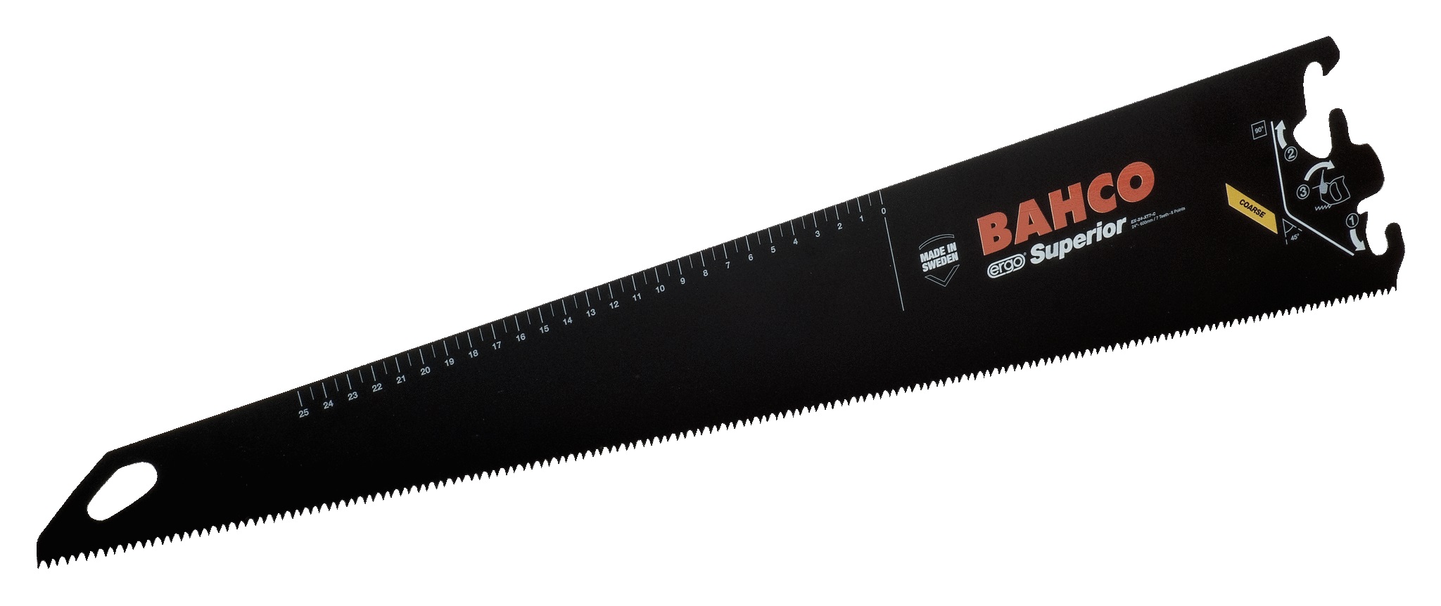 Scie droite Bahco Superior EX-22-XT7-C; 550 mm