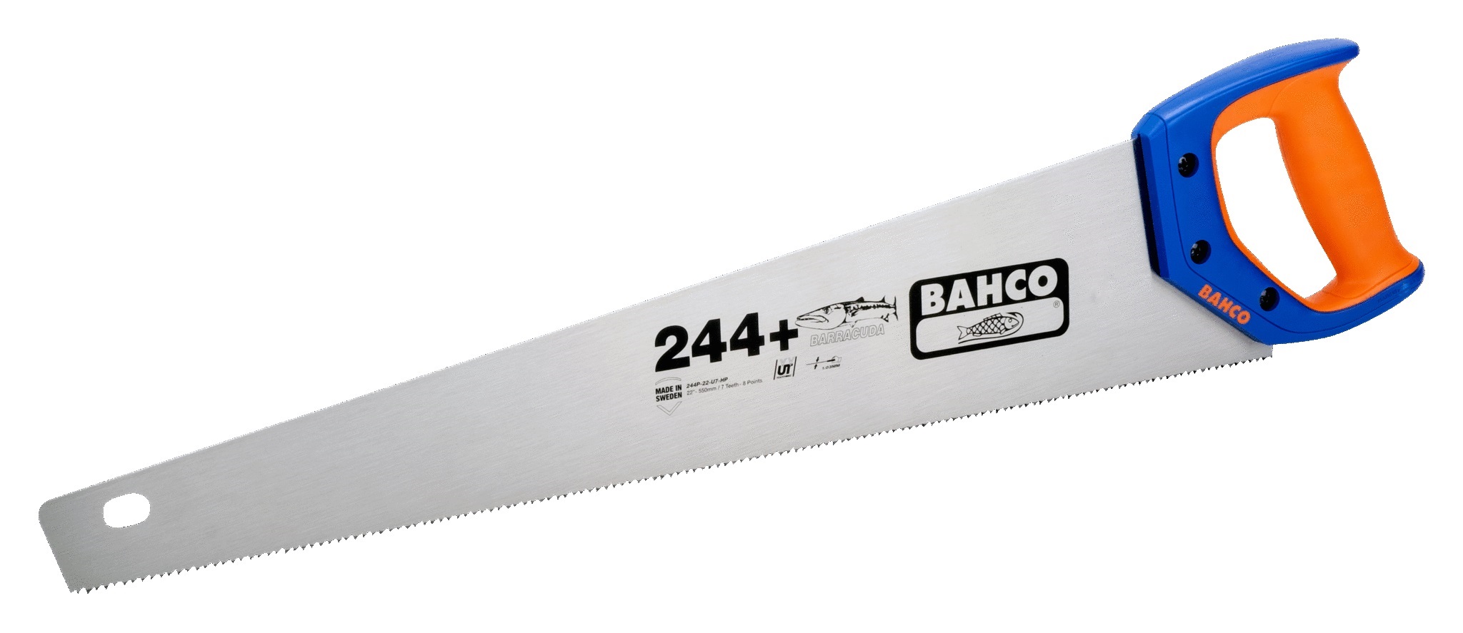 Scie manuelle Bahco 244P-22-U7-HP; 550 mm; pour le bois