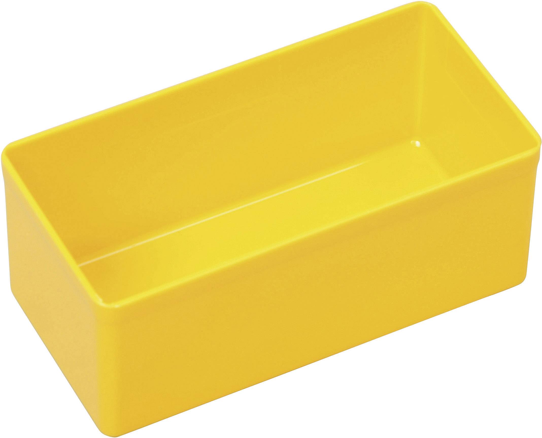 Boite en plastique Allit EuroPlus 45/2; 54x108x45 mm; jaune