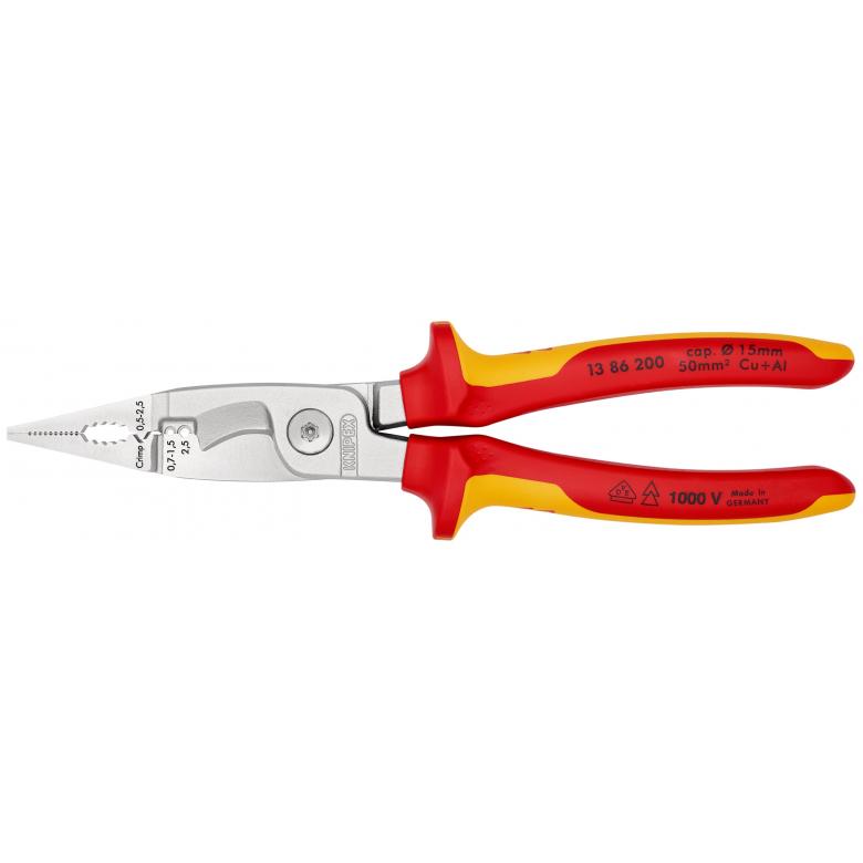 Pinces d'électricien Knipex VDE 1386200; 200 mm
