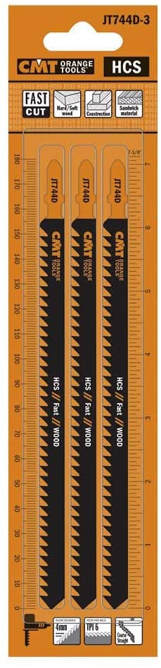 Lames pour scie sauteuse CMT JT744D-3; 3 unités
