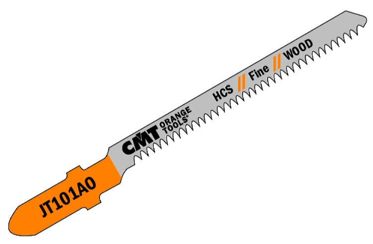 Lames pour scie sauteuse CMT JT101AO-5; 5 unités