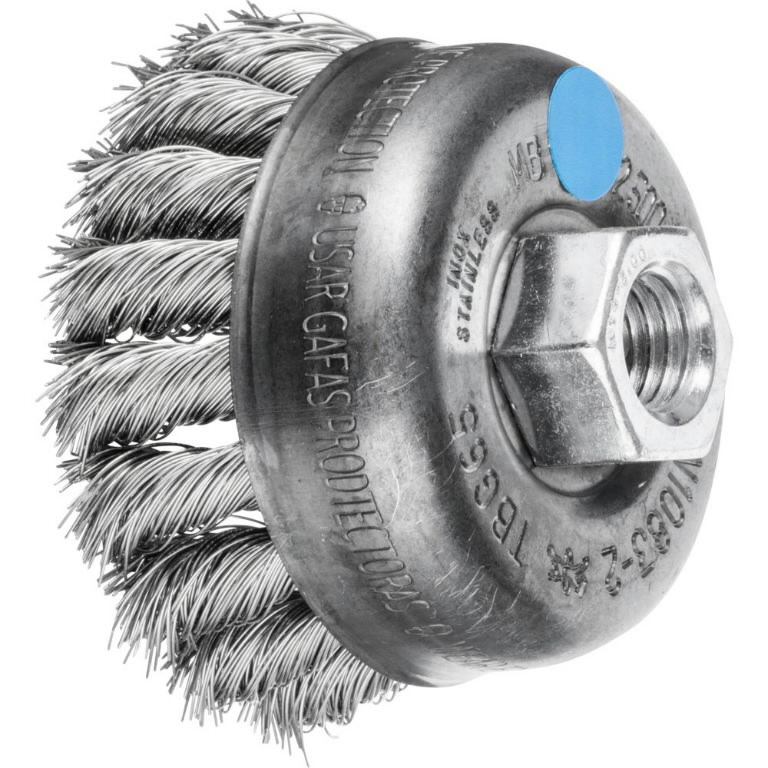 Brosse conique Pferd TBG Inox; 65 mm; M14; 5 unités