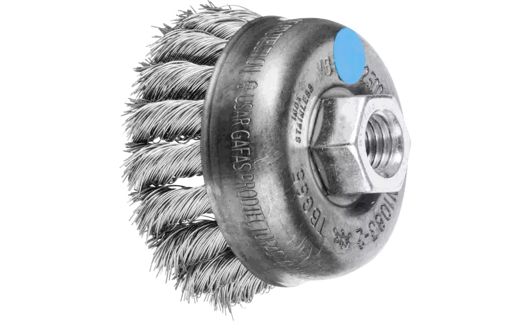 Brosse conique Pferd TBG Inox; 65 mm; M14;