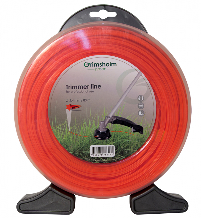 Fil de coupe Grimsholm Star; 2,4 mm/80 m; pentagone