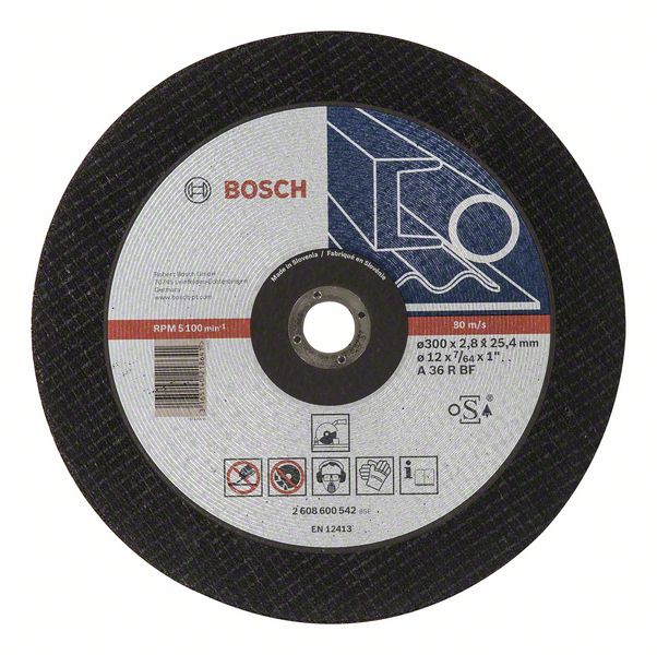 Disque abrasif Bosch A36 R BF; 300x2,8 mm