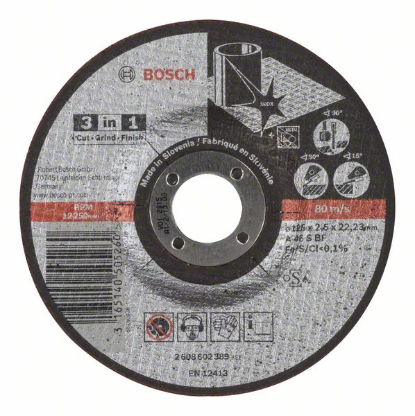 Coupe - disque a meuler Bosch A46 S BF; 125x2,5 mm