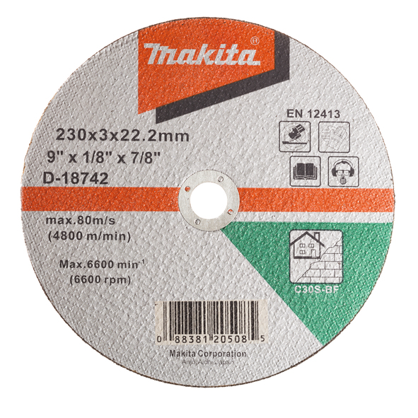 Disque abrasif Makita C30S; 230x3 mm