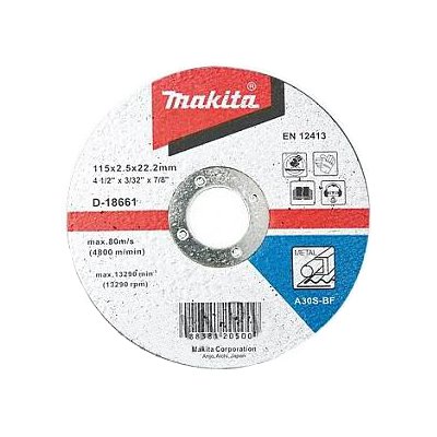 Disque abrasif Makita INOX WA 60 T; 115x1,2 mm