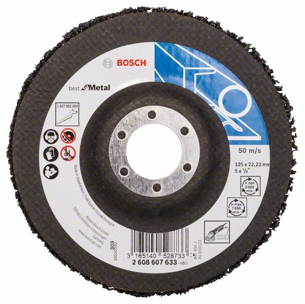 Disque à polir en feutre Bosch Best for Inox; 125 mm; 1 unités