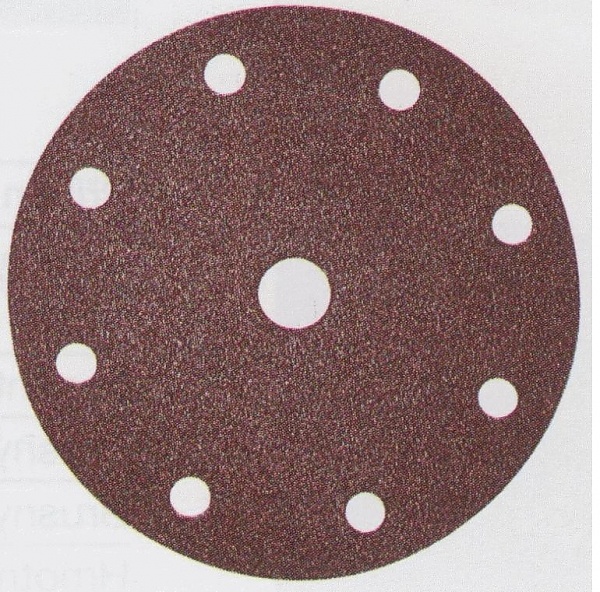 Papier de verre Velcro soutenu 150 mm; K150; 10 unités