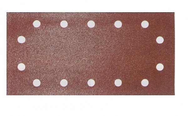 Papier de verre pour ponceuse orbitale 115x229 mm; K80; 10 unités