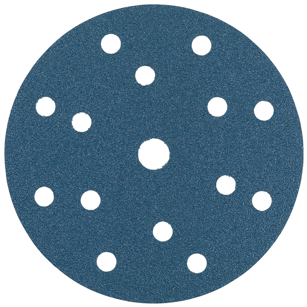 Papier abrasif pour ponceuses orbitales aléatoires Tyrolit; Ø150 mm; P40