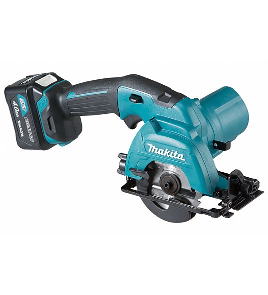 Scie circulaire sans fil Makita HS301DSMJ; 12 V; 2x4,0 Ah accu.