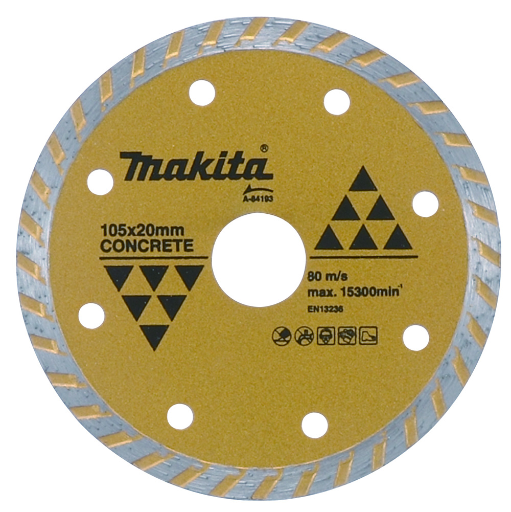 Disque à tronçonner diamant pour coupe à sec Makita A-84143; 115 mm