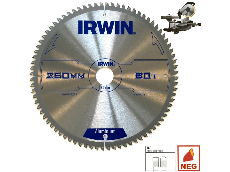Lame de scie pour aluminium Irwin ALU 1907781; 300 mm