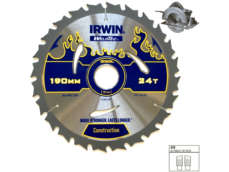 Lame de scie Irwin; 150x2,4x20,0 mm; Z40