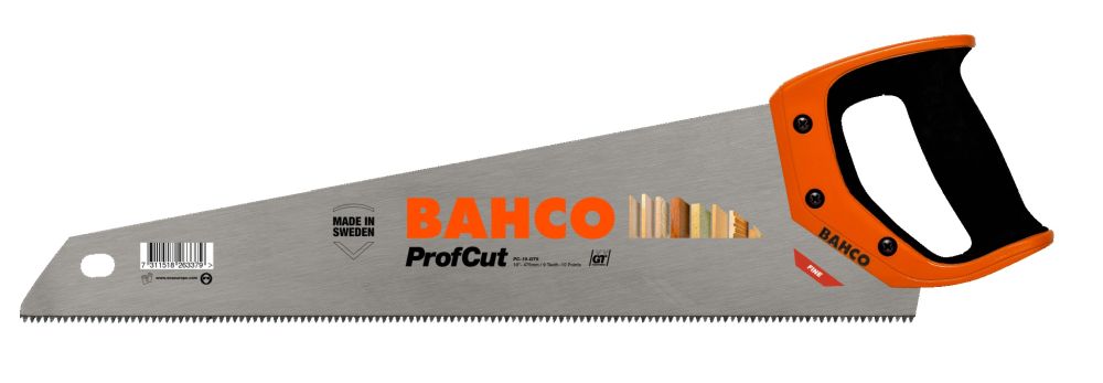 Scie manuelle Bahco PC-19-GT9; 475 mm pour le bois