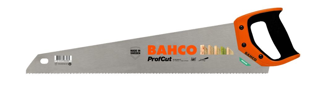 Scie manuelle Bahco PC-22-FILE-U7; 550 mm pour le bois