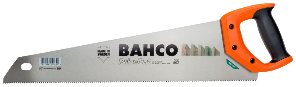 Scie manuelle Bahco NP-19-U7/8-HP; 475 mm pour le bois