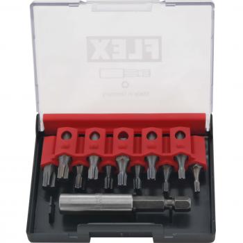 Jeu d'accessoires de tournevis Flex TX; 12 unités