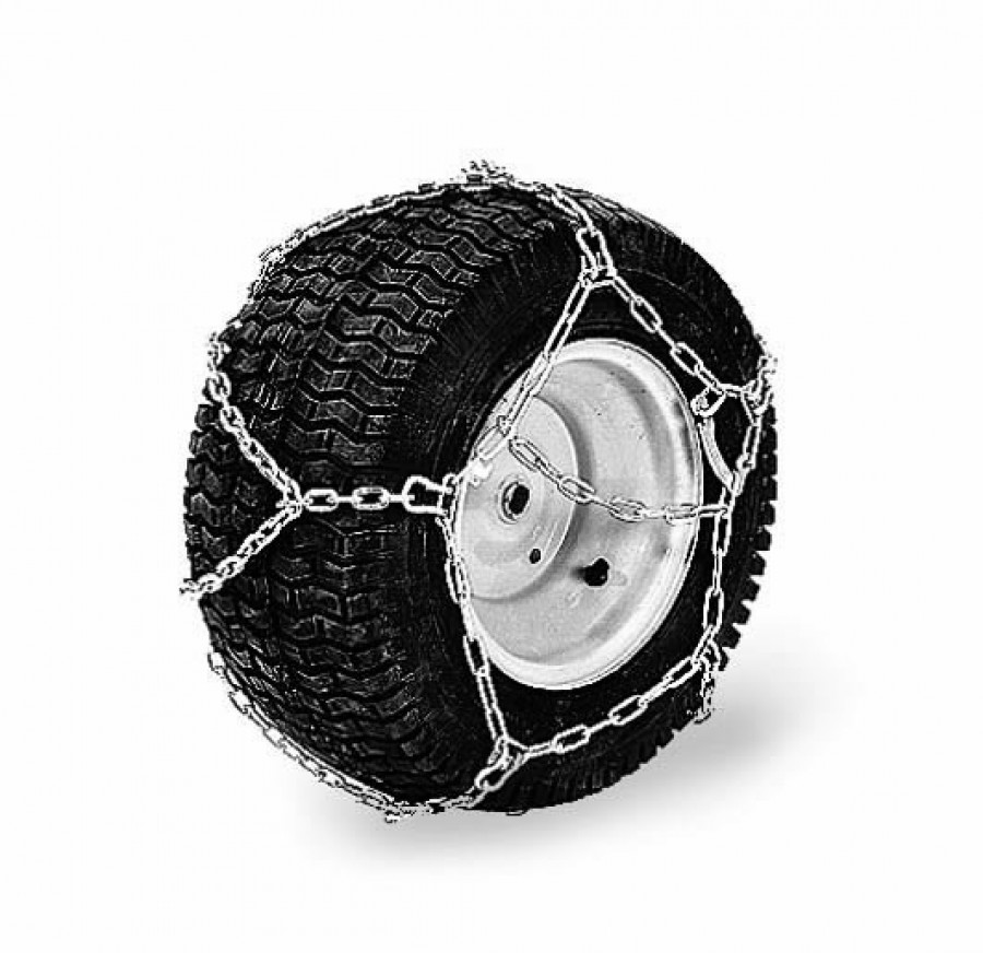 Chaînes à neige pour roues de tracteur à gazon MTD; 20x8''; 2 unités